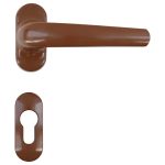Set maner usa  termopan, aluminiu, Maro - imagine 2