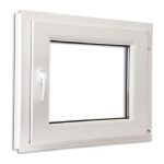 Fereastra PVC, 4 camere, 1 canat, Alb, deschidere oscilobatanta pe partea dreapta, 600x600 mm - imagine 2
